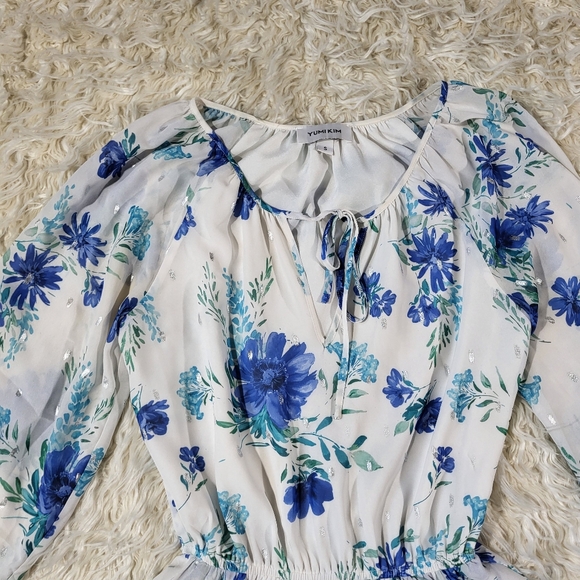 Yumi Kim Love Always Ruffle Skirt Mini Dress Size Small - Picture 4 of 15